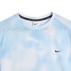 Nike Running Breathe T-Shirt in Blue/Black