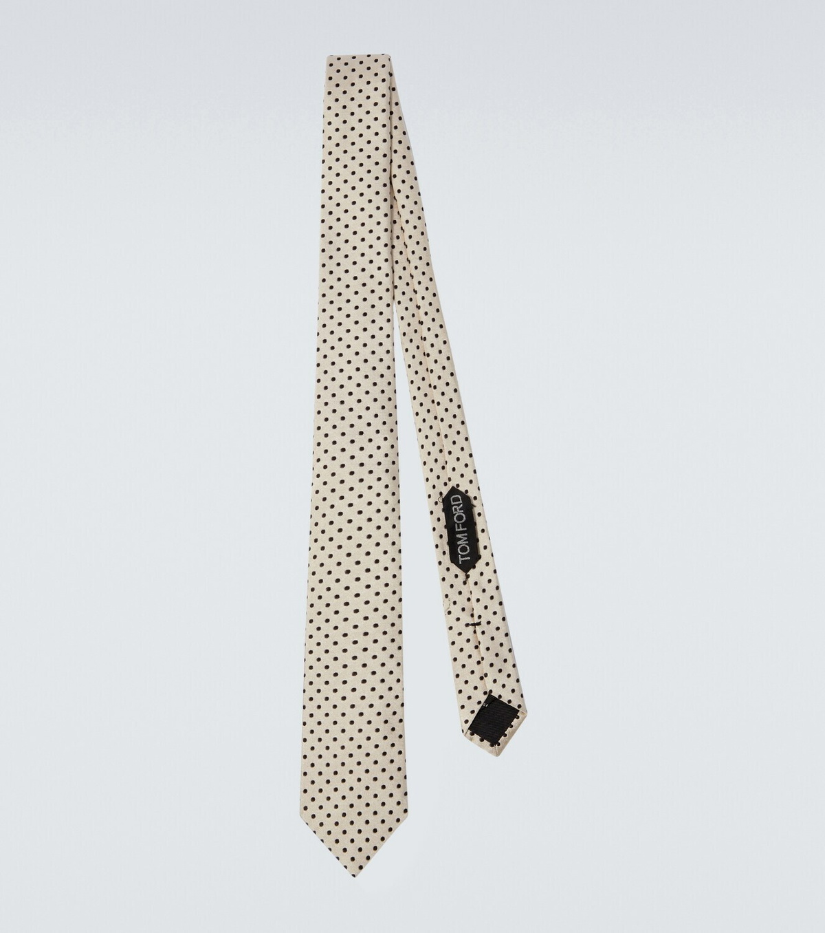 Tom Ford Polka-dot silk jacquard tie