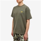 Patta Men's Reflect And Manifest Washed T-Shirt in Beetle