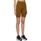 Girlfriend Collective Tan High-Rise Bike Shorts