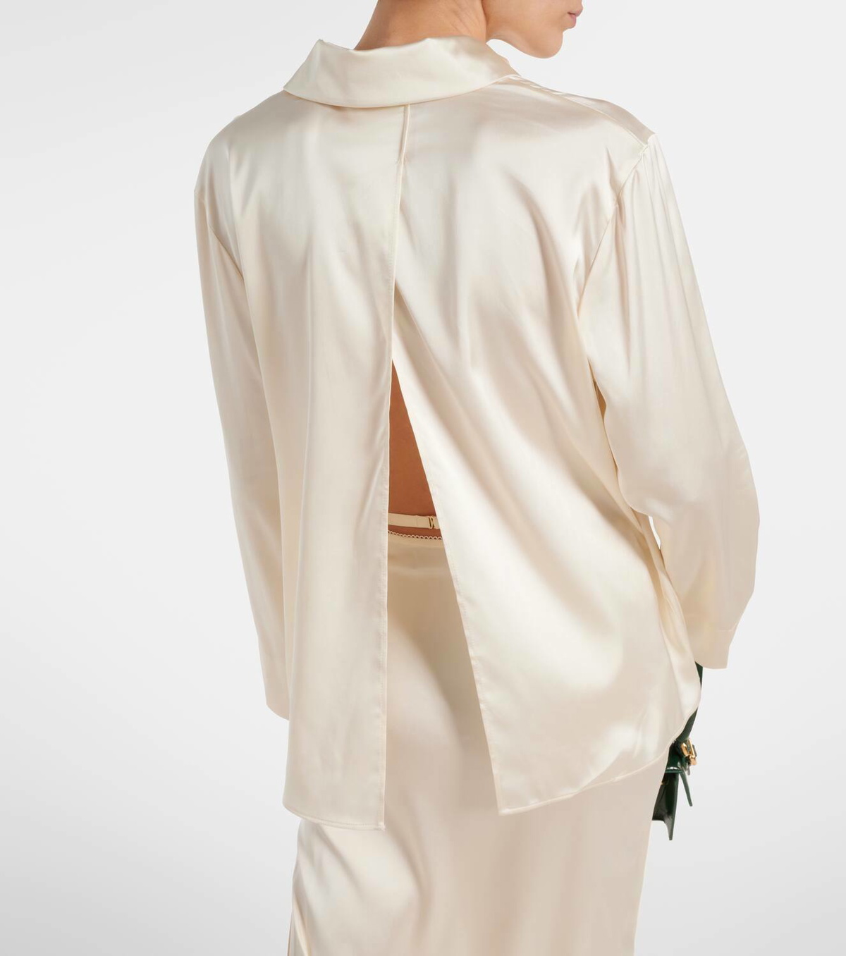 Jacquemus La Chemise Notte satin top Jacquemus
