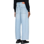 Studio Nicholson Blue Paolo Wide Leg Jeans