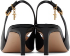 TOM FORD Black Shiny Leather Angelina Heels