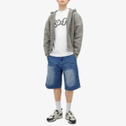 Lo-Fi Men's Activate Denim Shorts in Washed Dark Blue