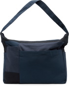 nanamica Navy Cotton Canvas Shoulder Bag