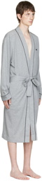 BOSS Gray Cotton Robe