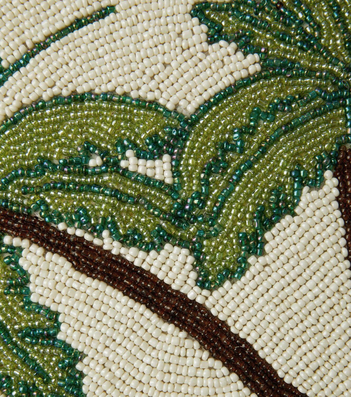 Les-Ottomans Palms set of 2 beaded placemats
