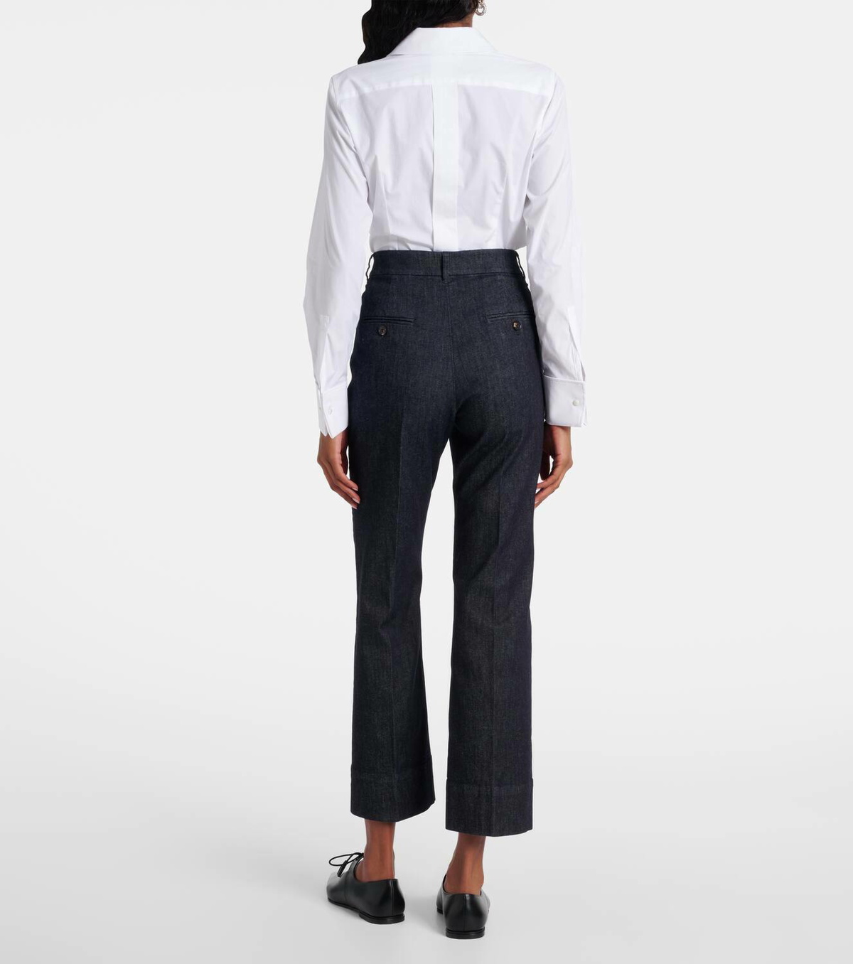 S Max Mara Fresis cropped high-rise straight jeans S Max Mara