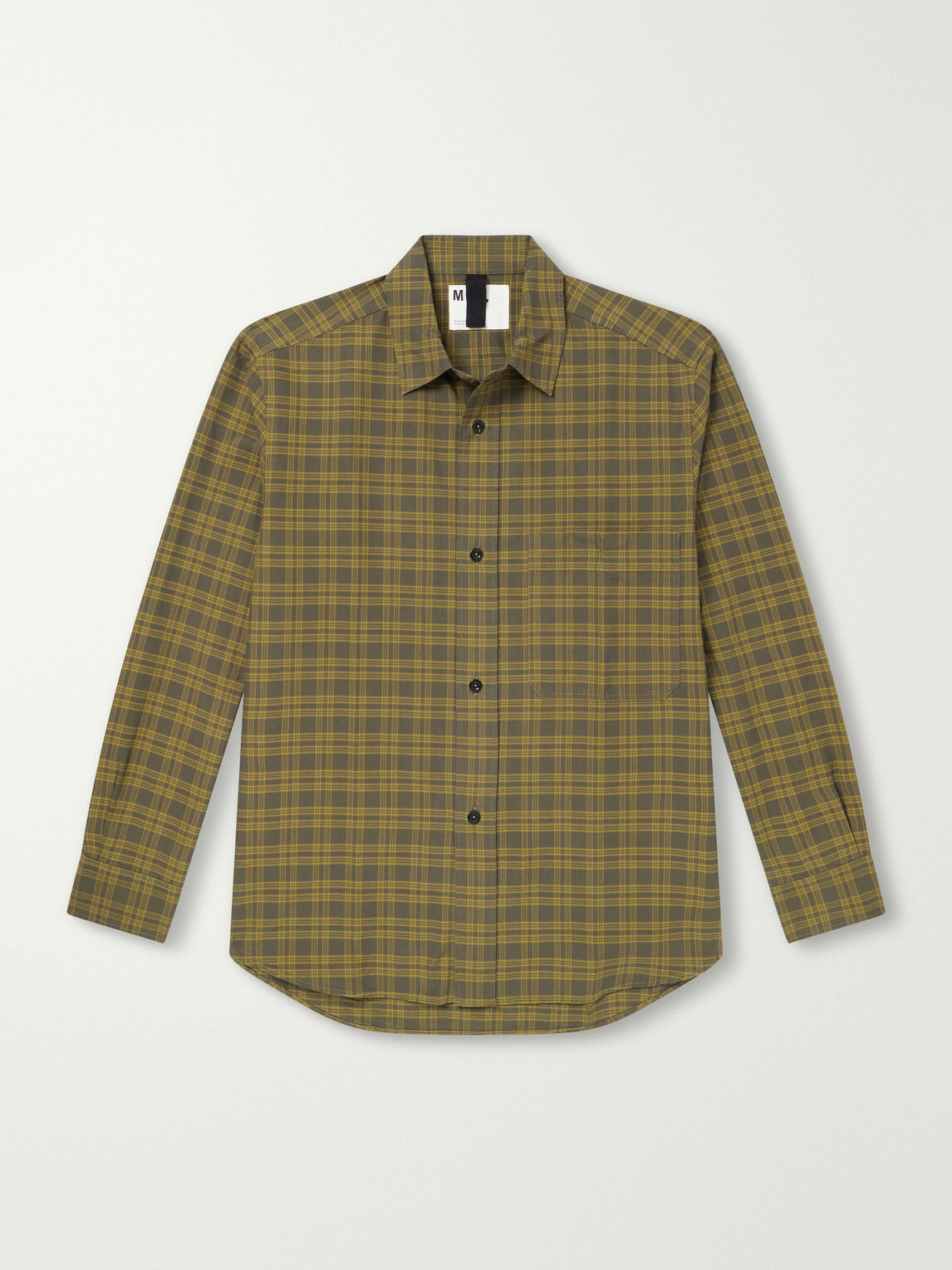 Margaret Howell - The Basic Checked Cotton-Poplin Shirt - Green