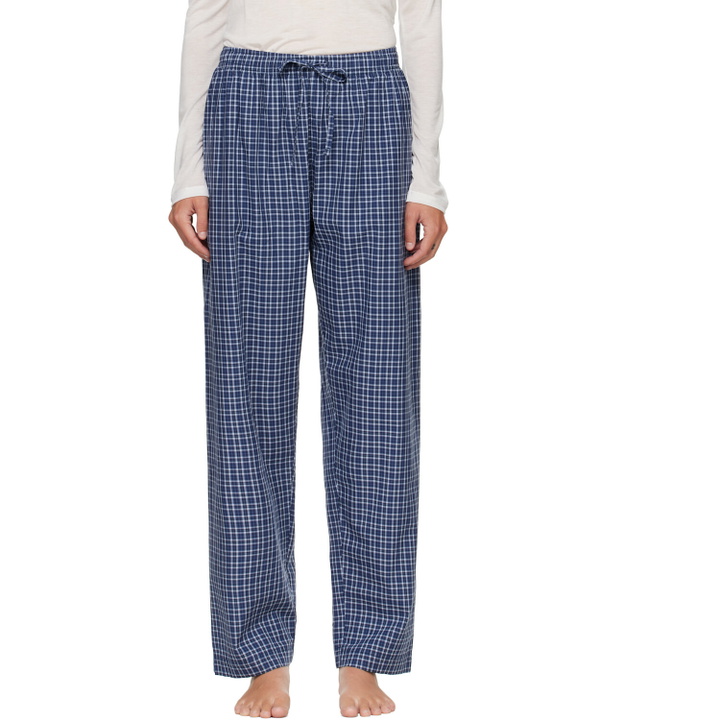 Photo: Tekla Navy Fine Twill Pyjama Pants