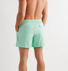 Ermenegildo Zegna - Slim-Fit Mid-Length Swim Shorts - Green