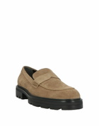 Hogan Mens Loafers Khaki