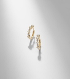 Mateo 14kt gold (585/1000) earrings with diamonds and pearls