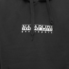 Napapijri Men's Box Logo Hoodie in Black