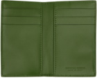Bottega Veneta Green Flap Card Holder