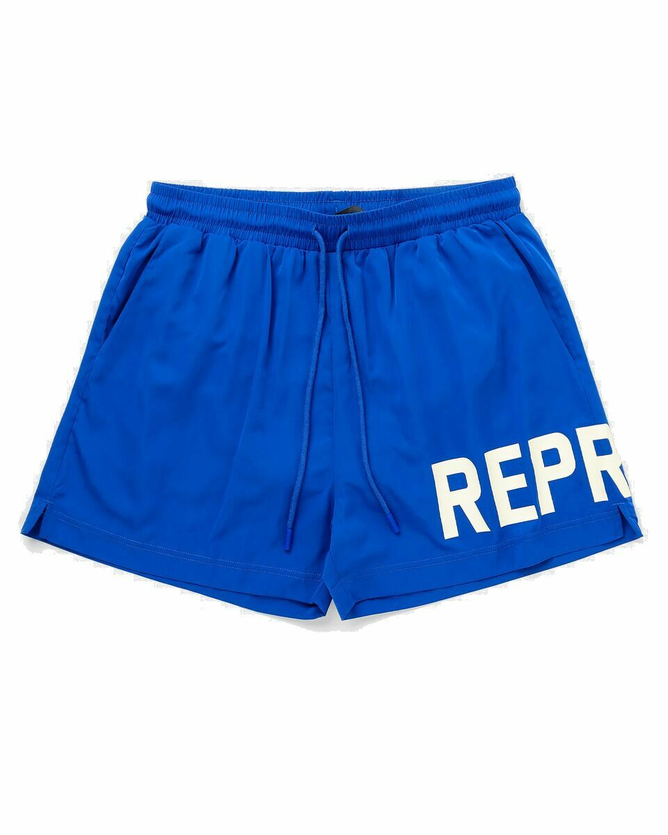 Photo: Represent Represent Swim Shorts Blue - Mens - Swimwear