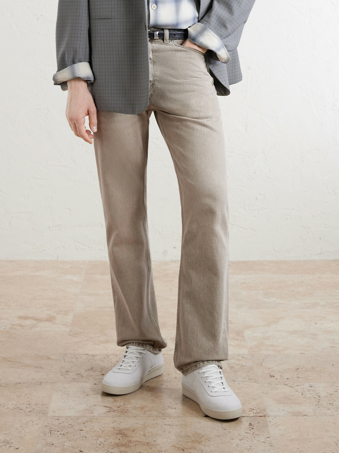 Mulo - Nubuck Sneakers - White