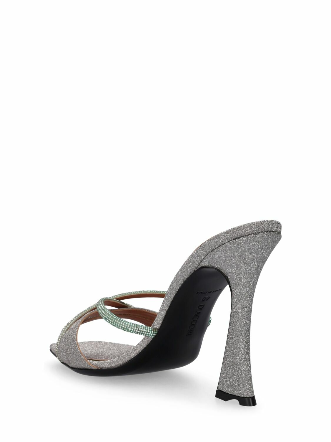 D'ACCORI - 100mm Lust Glitter & Crystals Sandals