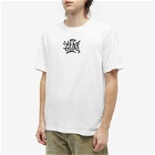 GCDS Men's Logo Graffiti T-Shirt in White