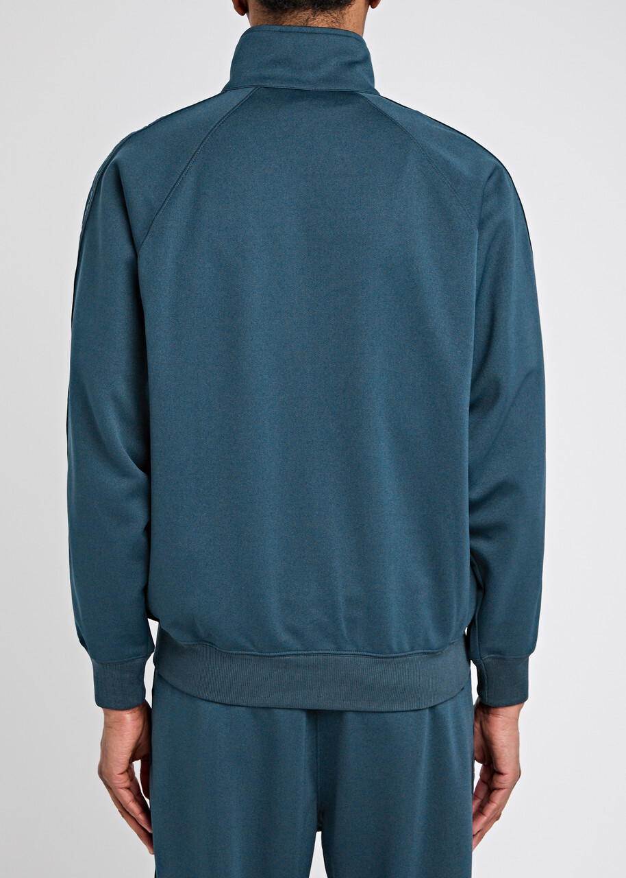Aape Logo-jacquard Jersey Track Jacket Blue