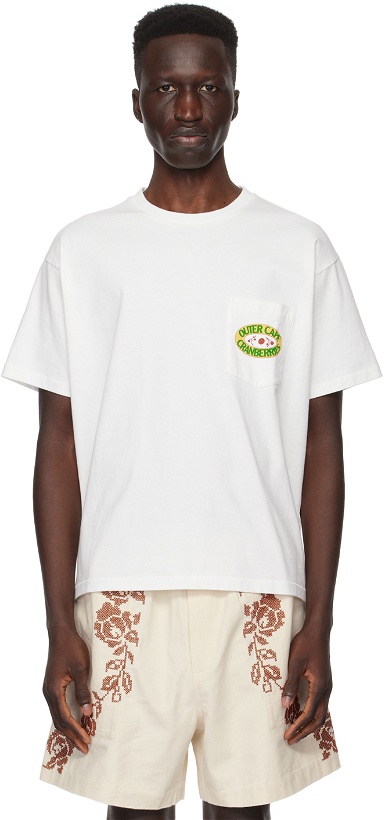Photo: Bode White Cranberries Pocket T-Shirt