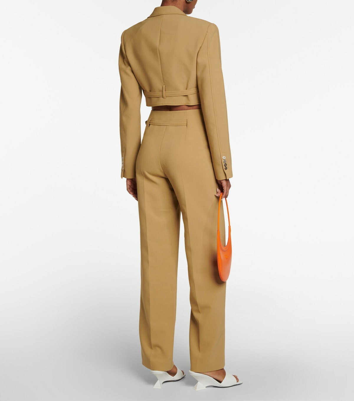 Dion Lee - Interlock belted cropped blazer Dion Lee
