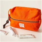 Filson Men's Tin Cloth Travel Kit in Flame Orange