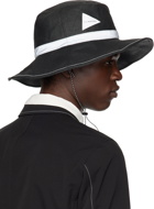 and wander Black Paper Structured Hat