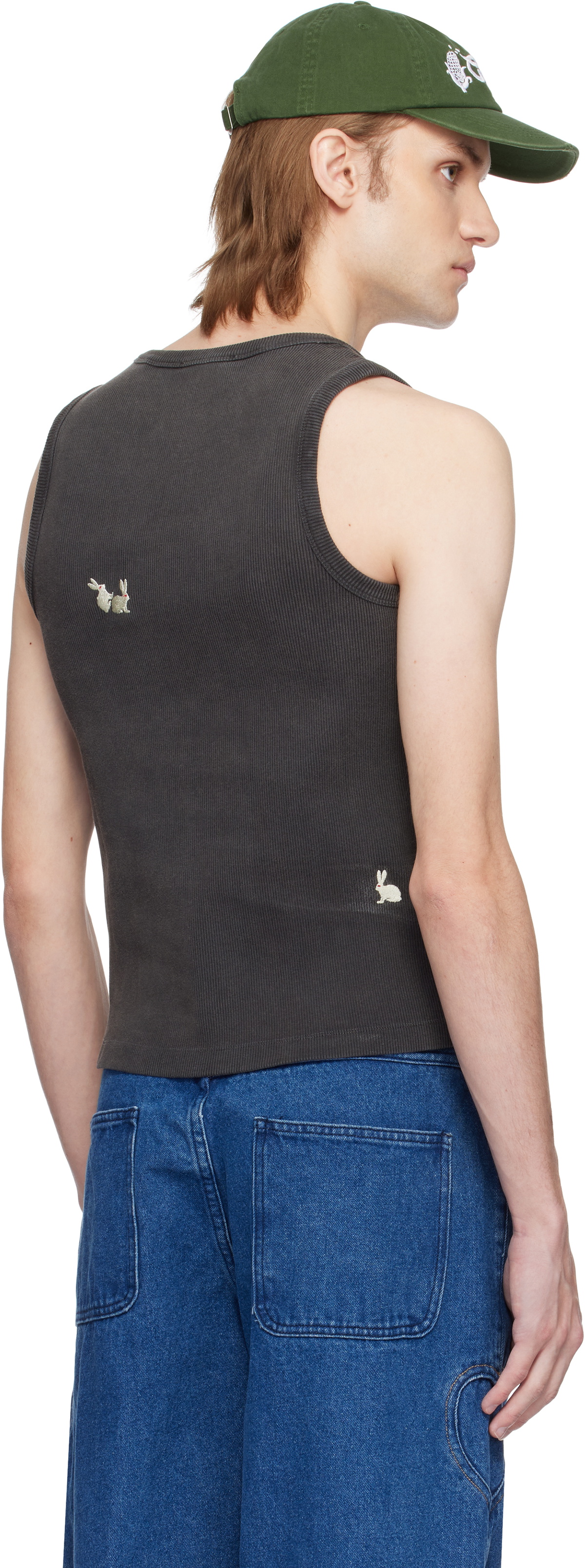 Carne Bollente Black Bunny Bliss Tank Top