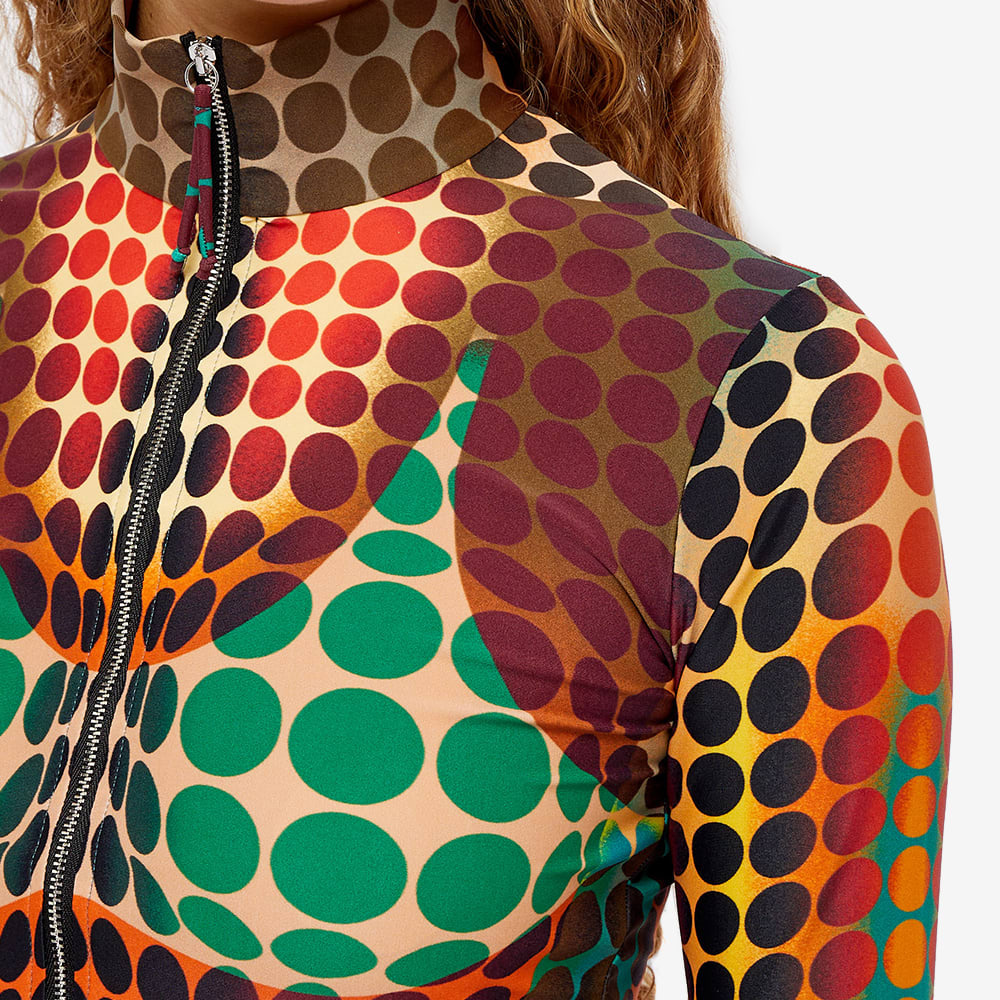 Jean Paul Gaultier Women's Cyber Print High Neck Top in