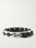 Our Legacy - Billow 1cm Silver-Tone and Leather Belt - Black