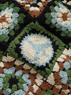 STORY MFG. - Piece Crocheted Organic Cotton Scarf - Blue