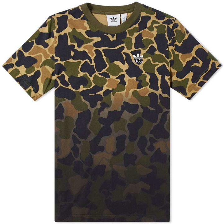 Photo: Adidas Camo Tee Green