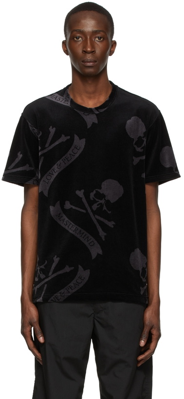 Photo: mastermind WORLD Black Cotton T-Shirt