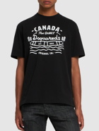 DSQUARED2 - Printed Cotton Jersey T-shirt