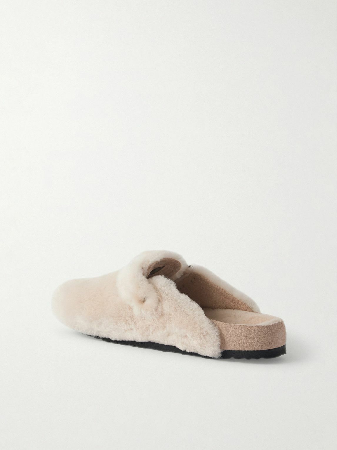BIRKENSTOCK 1774 - Boston Shearling Clogs - Neutrals
