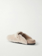 BIRKENSTOCK 1774 - Boston Shearling Clogs - Neutrals
