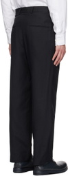 ATON Black Wide Leg Pants