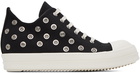 Rick Owens DRKSHDW Black Rivet Sneakers