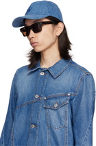 JW Anderson SSENSE Exclusive Tortoiseshell Rectangle Sunglasses