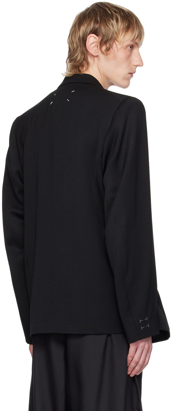 ジャケット MAISON MARGIELA Double-breasted blazer Black Maison Margiela Black Double-Breasted Blazer Maison Margiela