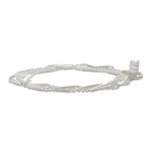 WWW.WILLSHOTT Silver Beaded Rows Bracelet