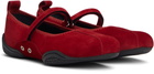 Nicole Saldaña Red Sophie Ballerina Flats
