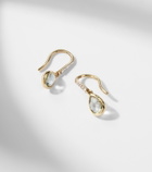 Mateo 14kt yellow gold (585/1000) earrings with amethyst and diamonds