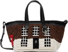 JW Anderson Brown Mini Belt 'House' Bag