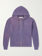 Our Legacy - Rascal Cotton-Jersey Zip-Up Hoodie - Purple