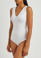 Spanx Suit Yourself Stretch-jersey Bodysuit White
