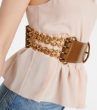 Chloé Chloé Camera Chain leather belt