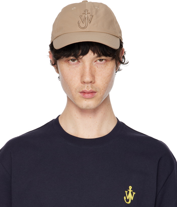 Photo: JW Anderson Beige Anchor Logo Baseball Cap