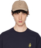JW Anderson Beige Anchor Logo Baseball Cap